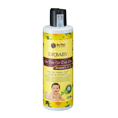 Sữa tắm gội dược liệu Enzyme's bé yêu Dr's Baby 250ml