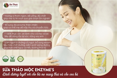 SỮA THẢO MỘC ENZYME’S – CẢI THIỆN TRIỆU CHỨNG ỐM NGHÉN THAI KÌ