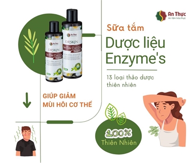 SỮA TẮM DƯỢC LIỆU ENZYME'S CÓ GIÚP GIẢM MÙI CƠ THỂ?